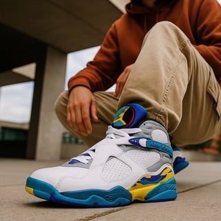 W Nike Air Jordan 8 Retro  AQUA WHITE CI1236-100