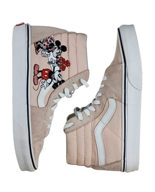 Vans x Disney Mickey & Minnie Pink Sk8-Hi Women’s 7.5