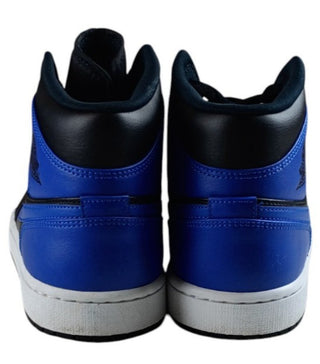 Nike Air Jordan 1 Mid Hyper Royal Men's Blue/Black Size 10.5 554724-077