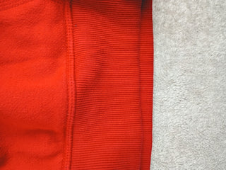 Tommy Hilfiger Men’s Orange Pullover Hoodie Sweatshirt Small