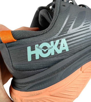 Hoka One Stinson ATR 6 Women’s Grey Orange Sneakers Size 8.5 1110507 CCNT
