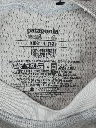 Patagonia Kids  Midweight Crew Sweater Feather Grey Size L