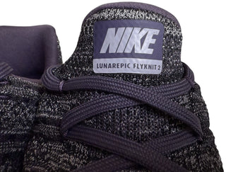 Nike Lunarepic Flyknit 2 Gray PURPLE  Mens Size US 11 Running Shoes 863779-500