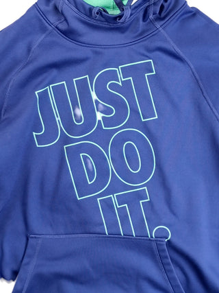 Nike Dri-Fit Just Do It Pullover Hoodie Blue Men’s Size M