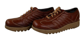 Vintage AMBLERS Men’s Brown Leather Casual Lace-Up Mens Size 8