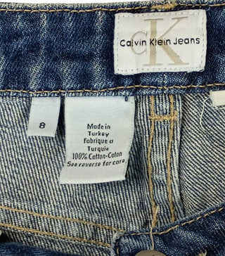 Calvin Klein Women’s Denim Blue Jeans Size 8 Mid Rise Classic Casual Pants