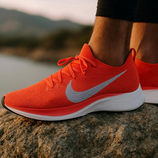 W Nike Vaporfly 4% Flyknit Red Mesh Running Shoes AJ3857 600