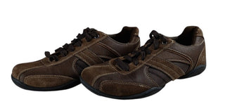 Perry Ellis Men’s Blake Brown Leather Casual Lace-Up Shoes Size 7