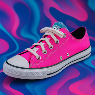 Converse Chuck Taylor All Star Double Tongue Ox Pink Girls Size 4 654226F