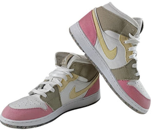 Nike Air Jordan 1 Mid SE GS Pastel Grind DJ0338-100 Size 7Y