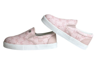 Michael Kors MK Logo Pink Kids' Slip-On Sneakers - Size US 1
