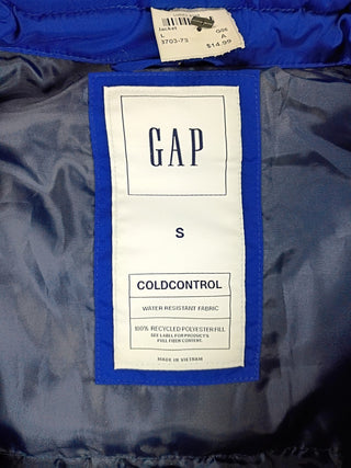 Gap ColdControl Lite Stretch Puffer Jacket Men’s Size Small Blue Colorblock