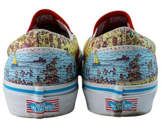 Vans x Where’s Waldo Classic Slip-On “Find Steve” — Women’s 8 / Men’s 6.5