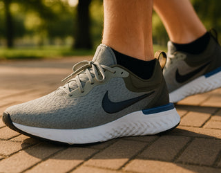 W Nike Odyssey React Dark Stucco Womens Size 5.5 Running Shoes AO9820 008
