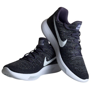 Nike Lunarepic Flyknit 2 Gray PURPLE  Mens Size US 11 Running Shoes 863779-500