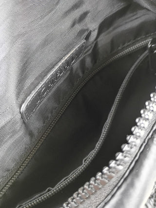 Joan & David Women’s Messenger Shoulder Bag Black Faux Leather Crossbody Purse