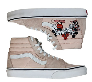 Vans x Disney Mickey & Minnie Pink Sk8-Hi Women’s 7.5