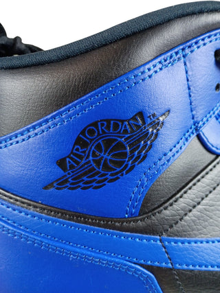 Nike Air Jordan 1 Mid Hyper Royal Men's Blue/Black Size 10.5 554724-077