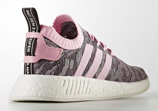 W Adidas NMD R2 Primeknit Wonder Pink Womens Size 10.5 Running Shoes BY9521