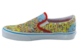 Vans x Where’s Waldo Classic Slip-On “Find Steve” — Women’s 8 / Men’s 6.5