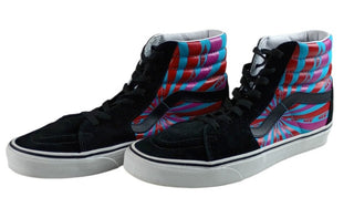 Vans Men’s Sk8-Hi Retro Mart Suede Canvas Sneakers Black purple Size 9.5