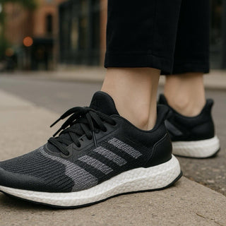 W Adidas UltraBOOST size 8.5 Black Gray BB6482