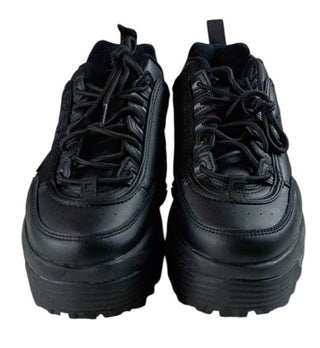 FILA Disruptor II Wedge Women’s Black Platform Sneakers Size 7