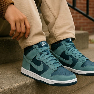 Nike Dunk High Armory Navy Mens Size 11 High Top Sneakers blue green DQ7679 400