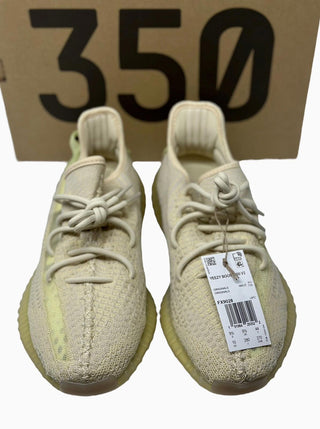 Yeezy Boost 350 V2 Flax light brown fashion sneakers Mens size 10
