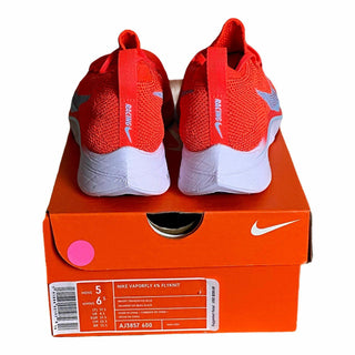 W Nike Vaporfly 4% Flyknit Red Mesh Running Shoes AJ3857 600