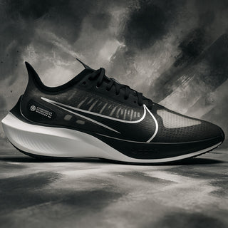 W Nike Zoom Gravity Black Silver Womens size 6 Running Shoes BQ3203 002