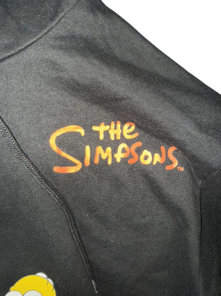 W The Simpsons Black Pullover Hoodie Womens Size M