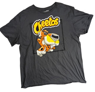 Cheetos Chester Cheetah Graphic T-Shirt Men’s XL Gray Snack Logo Tee