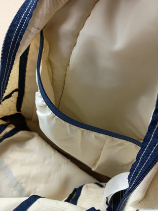 JanSport Right Pack Mini Coconut Canvas Backpack JS0A4QVA7S1 Suede Bottom Unisex