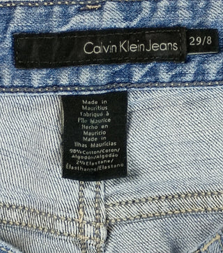 Calvin Klein Women’s Blue Denim Jeans Regular Straight Leg Size 29
