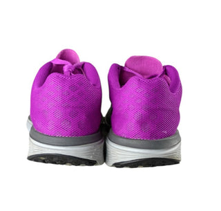 W Nike FS Lite Run 3 807145‑002 Charcoal Gray & Pink Womens US 4.5