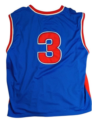 Nike Detroit Pistons Ben Wallace #3 Authentic NBA Jersey Men’s Size 3XL Blue Red