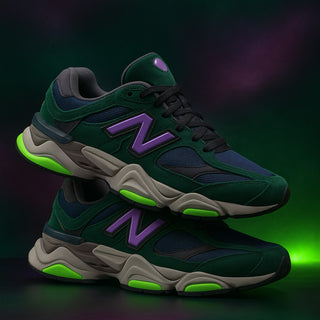 New Balance 9060 Nightwatch Purple Green Mens size 10.5 Sneakers