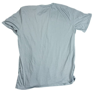 Nike Men’s Dri-Fit Training T-Shirt Gray White Swoosh Size XL