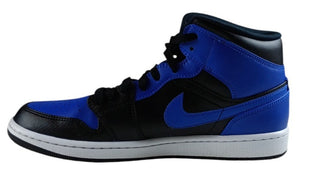 Nike Air Jordan 1 Mid Hyper Royal Men's Blue/Black Size 10.5 554724-077
