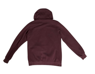 Womens Adidas Maroon Hoodie with Black & Blue Logo Size S