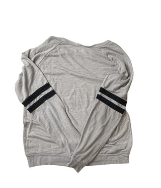 Charlie Brown Peanuts Long Sleeve Top GREY Women  Size US L