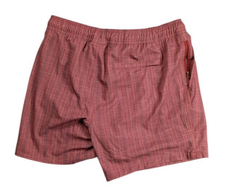 Goodfellow&Co Drawstring Comfort Fit Striped Swim Shorts Red Men’s Size M