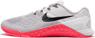 W Nike Metcon 3 Grey Racer Pink Womens size 5 Training Shoes 849807 008