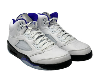 Nike Air Jordan 5 retro white black dark Concord Mens size 10.5 DD0587-141