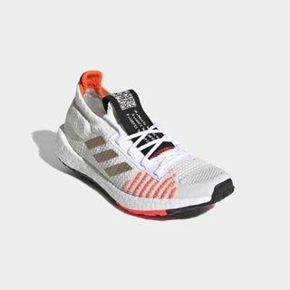 Adidas PulseBoost HD J White Solar Red Youth Size 4 Running Shoes EF0914