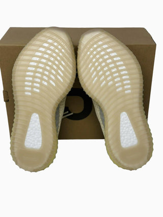 Yeezy Boost 350 V2 Flax light brown fashion sneakers Mens size 10
