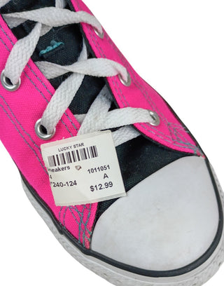 Converse Chuck Taylor All Star Double Tongue Ox Pink Girls Size 4 654226F