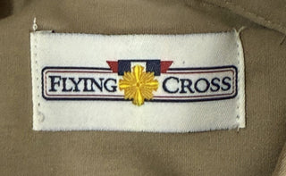 Flying Cross Mens Khaki Short Sleeve Tactical Uniform Shirt Size XL