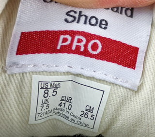 Vans Pro Skate Shoes Yellow White Checkerboard Men’s Size 8.5M 721454